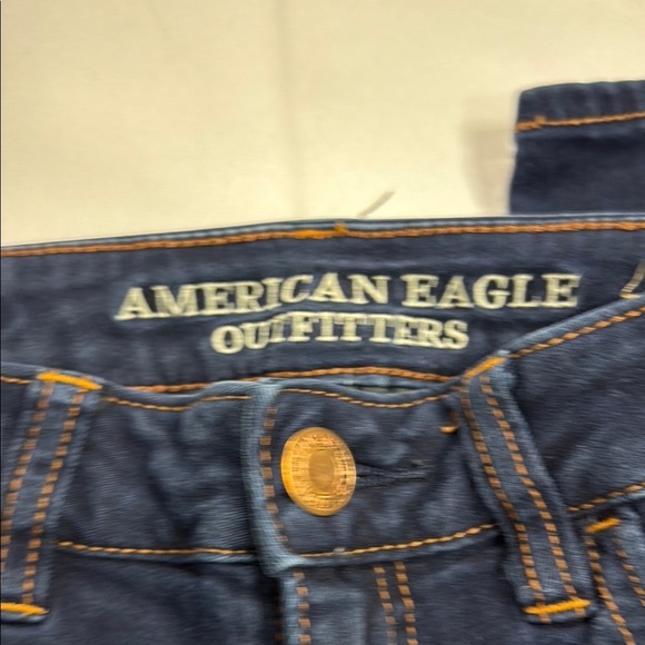 American Eagle Outfitters Blue Skinny Jeans Classic Fit - Picture 4 of 6